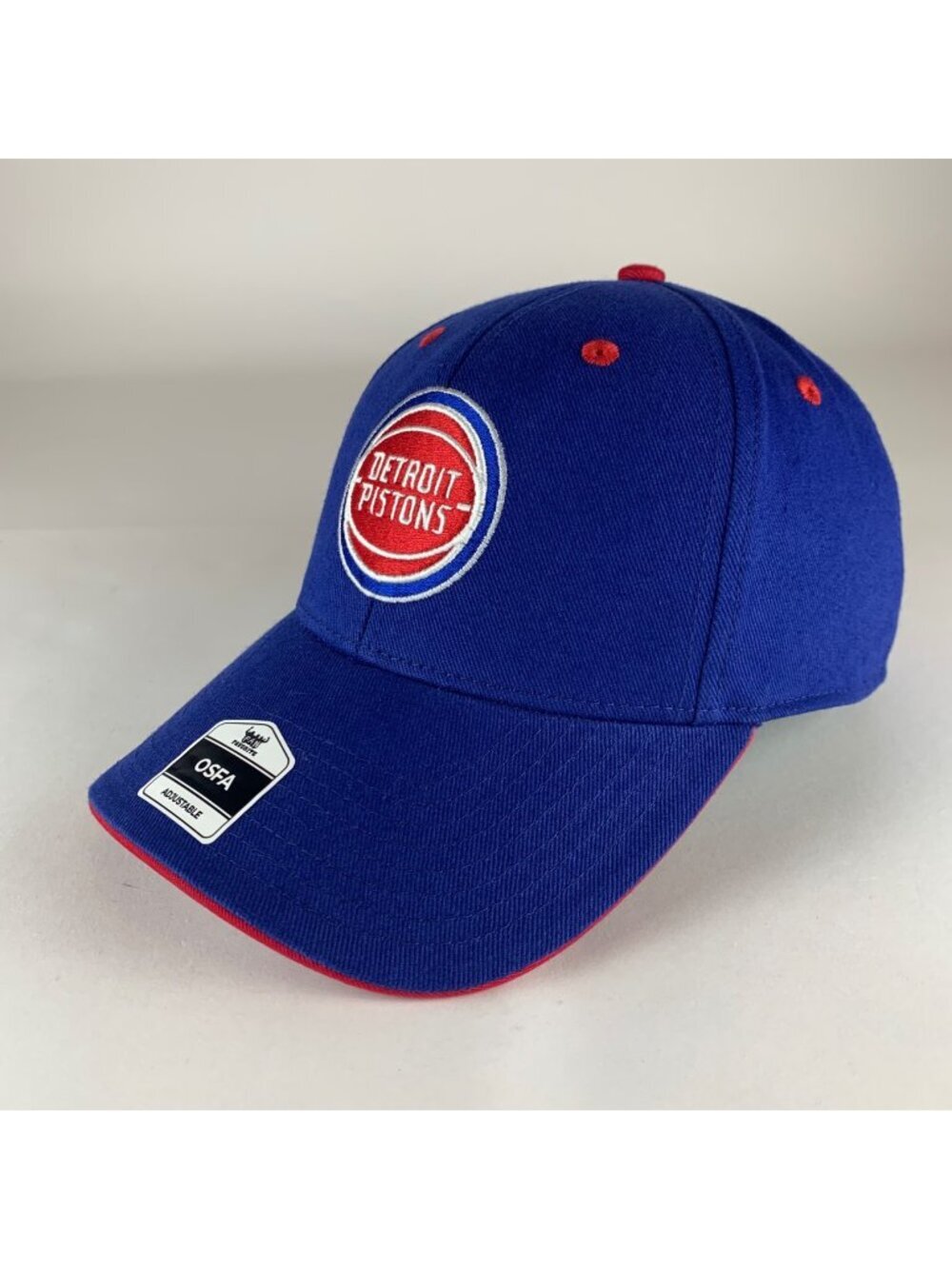 Detroit Pistons NBA Blue Fan Favorite Strapback Adjustable Hat New